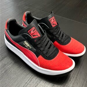 Puma Sport Lifestyle shoes size 7.5 men’s 9 women’s Red and black color NWOT